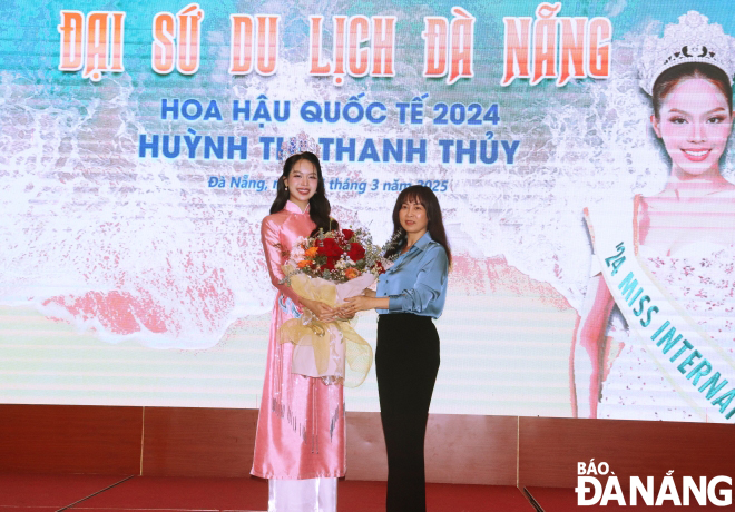 Miss International 2024 Huynh Thi Thanh Thuy is the Tourism Ambassador of Da Nang 
