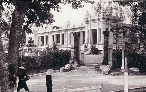 Bảo tàng Henri Parmentie những năm đầu thế kỷ XX. Ảnh: Tư liệu