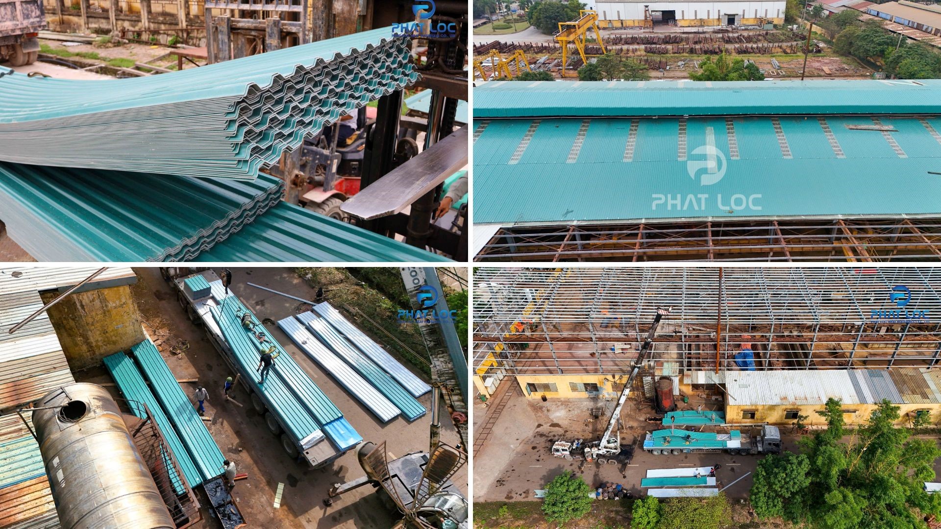 Sản phẩm tôn nhựa PVC/ASA có tính ứng dụng cao.