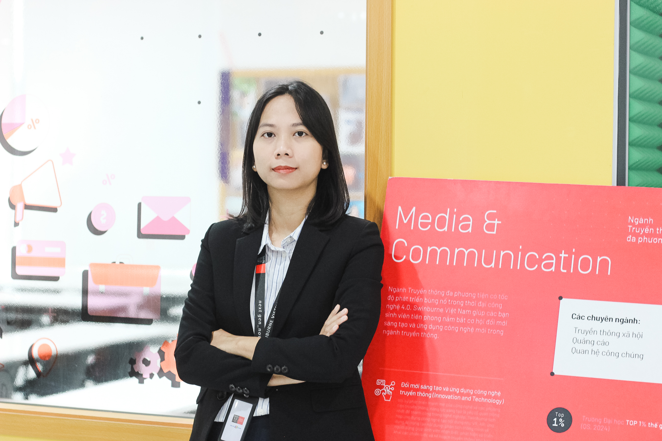 Tiến sĩ Dương Hoài Lan - Trưởng khoa Truyền thông tại Swinburne Việt Nam, cơ sở Đà Nẵng. Ảnh: H.L