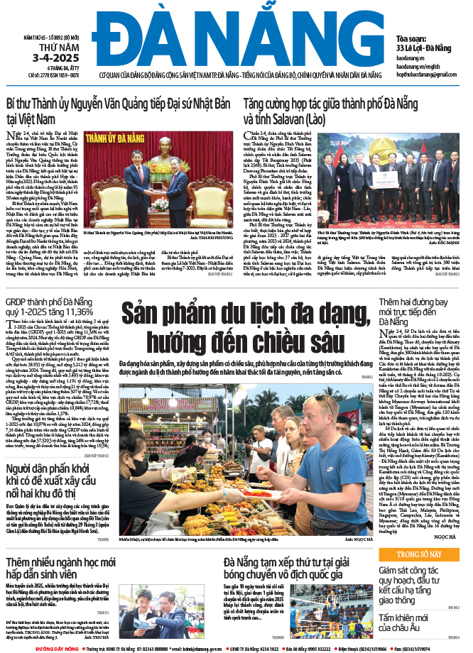 Đọc báo ngày 03-4-2025