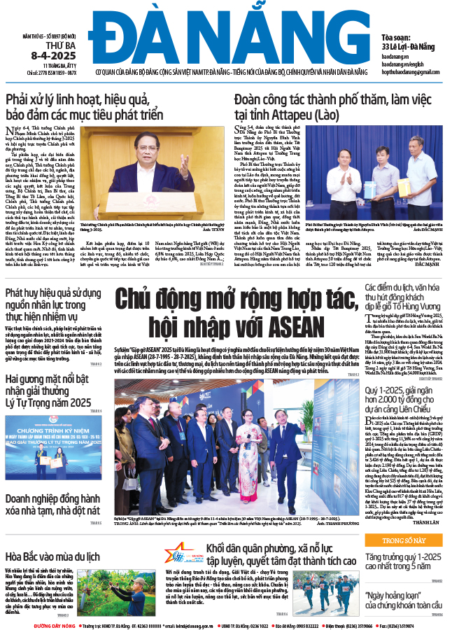Đọc báo ngày 08-4-2025