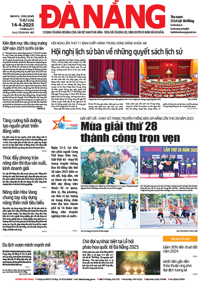 Đọc báo ngày 14-4-2025