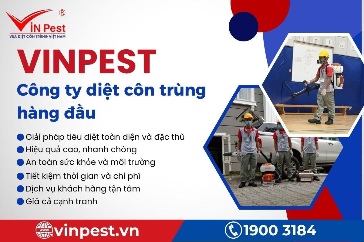 VinPest - Thương hiệu diệt côn trùng uy tín Đà Nẵng