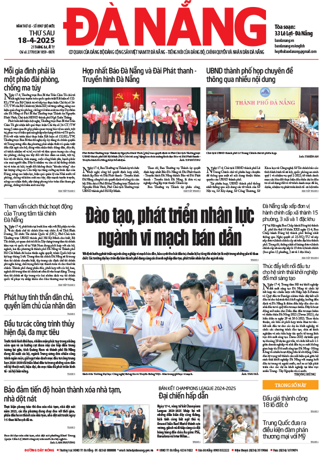 Đọc báo ngày 18-4-2025