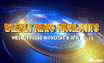 Weekly News Highlights April 7 - 13