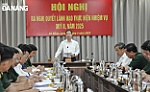 Đảng ủy Quân sự thành phố ra nghị quyết lãnh đạo thực hiện nhiệm vụ quý 2-2025