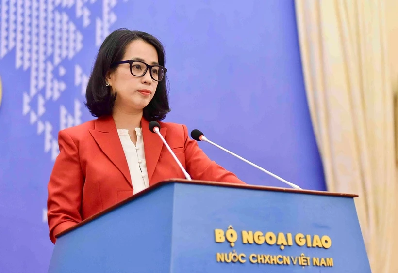 Người Phát ngôn Bộ Ngoại giao Việt Nam Phạm Thu Hằng. (Ảnh: BNG)