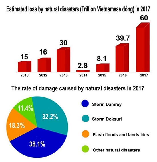 2017 plagued by devestating natural disasters - Da Nang Today - News ...