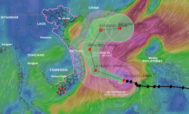 Typhoon Rai brings strong winds and heavy rain to Central Viet Nam - Da ...